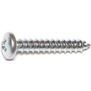 MIDWEST FASTENER Thread Cutting Screw, #8 x 1 in, Zinc Plated Pan Head Phillips Drive 03242